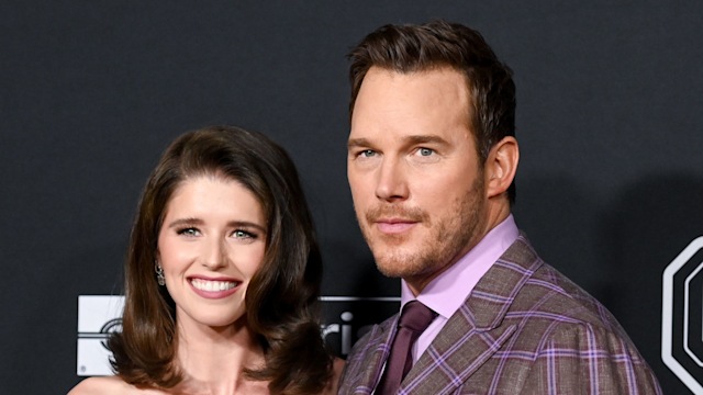 Katherine Schwarzenegger with Chris Pratt at a premiere