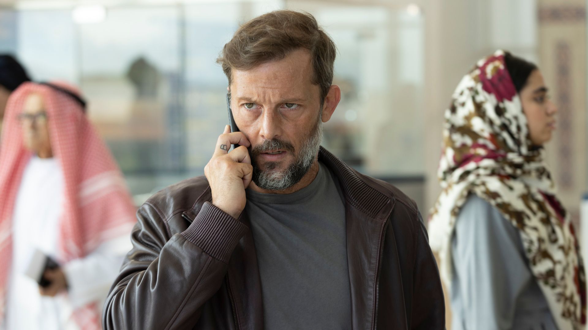 man using mobile phone