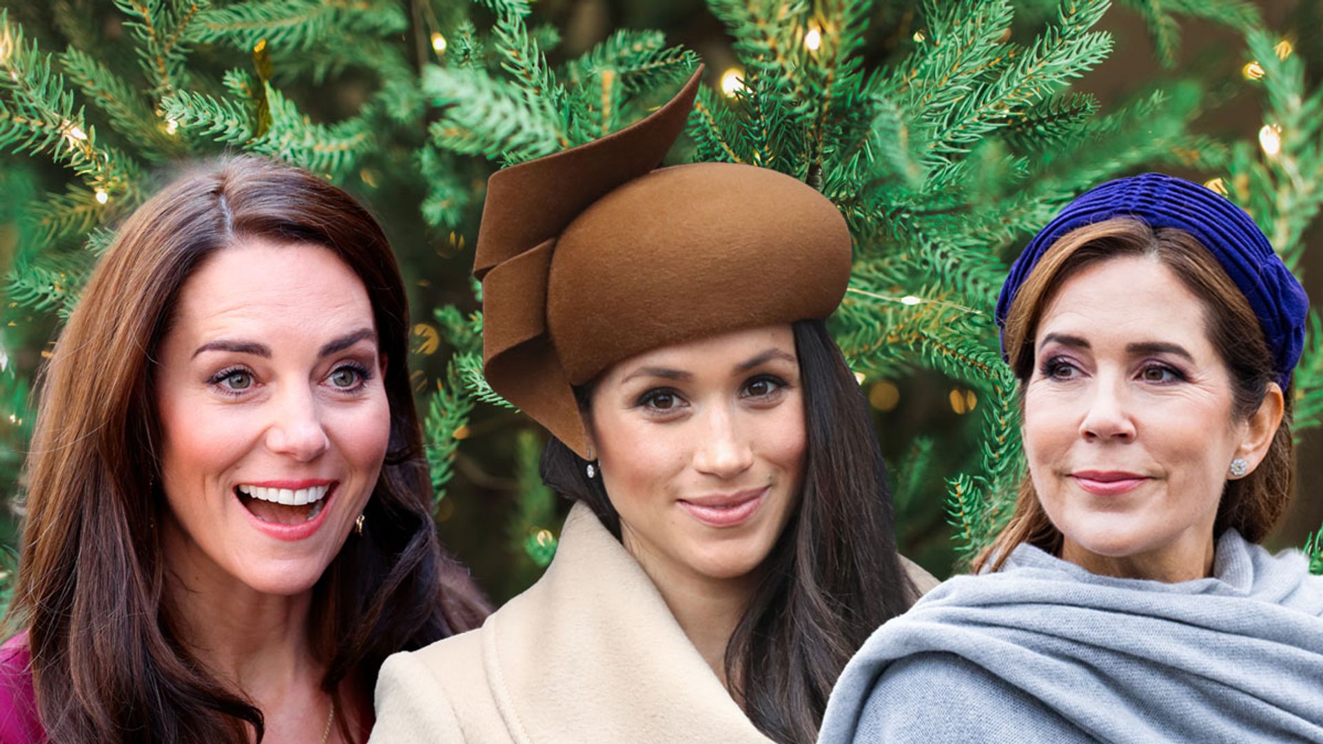 Princess Kate, Queen Mary and Meghan Markle show off their Christmas tree decorating skills