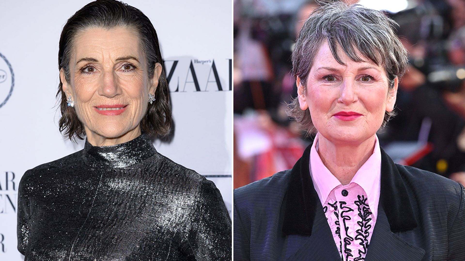 Split image of Dame Harriet Walter and Josie Walker