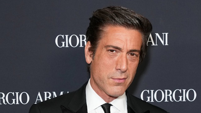 David Muir at the Giorgio Armani RTW Spring 2025 fashion show held at the Park Avenue Armory on October 17, 2024 in New York, New York.