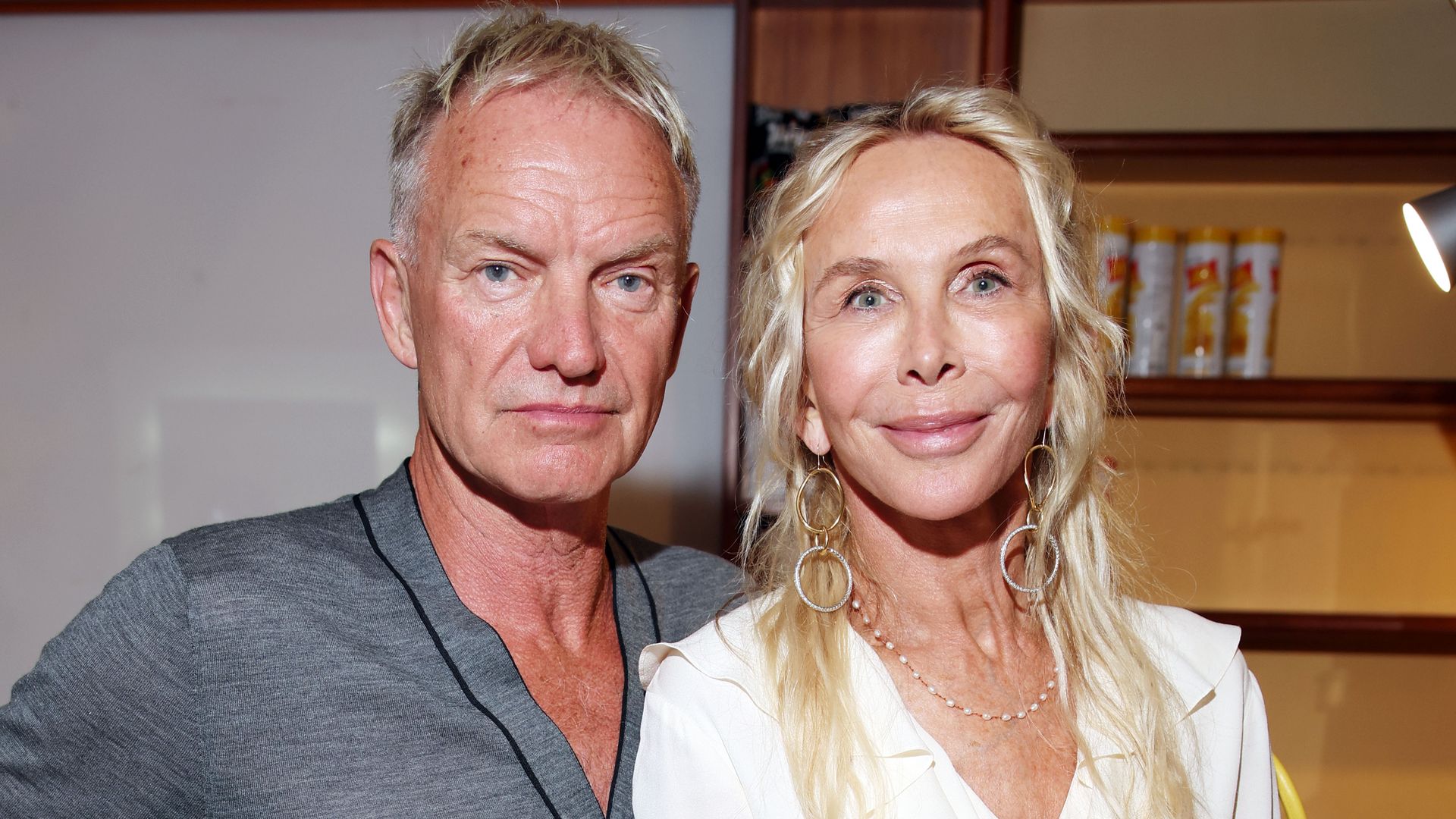 Sting and Trudie Styler attend the Ischia Global Festival 2024 on July 07, 2024 in Ischia, Italy