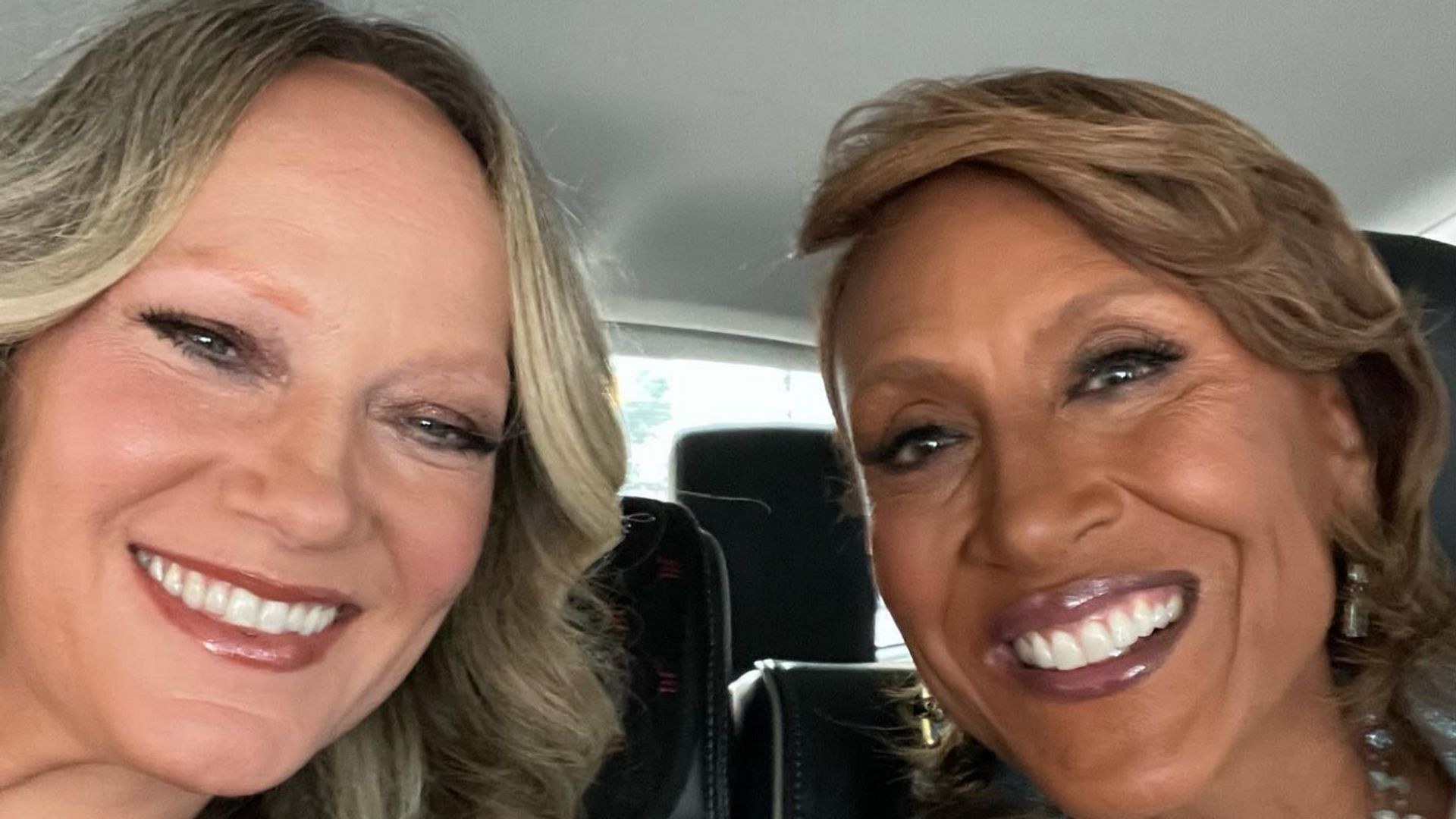 Photo posted by Robin Roberts on Instagram July 2023 alongside partner Amber Laign, with the caption: "Special date night with Sweet Amber.
Wishing all a fun, safe holiday weekend."