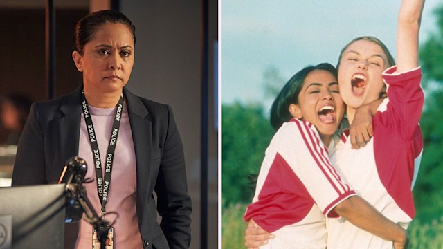 Parminder Nagra in DI Ray, Parminder Nagra and Keira Knightley in Bend It Like Beckham 