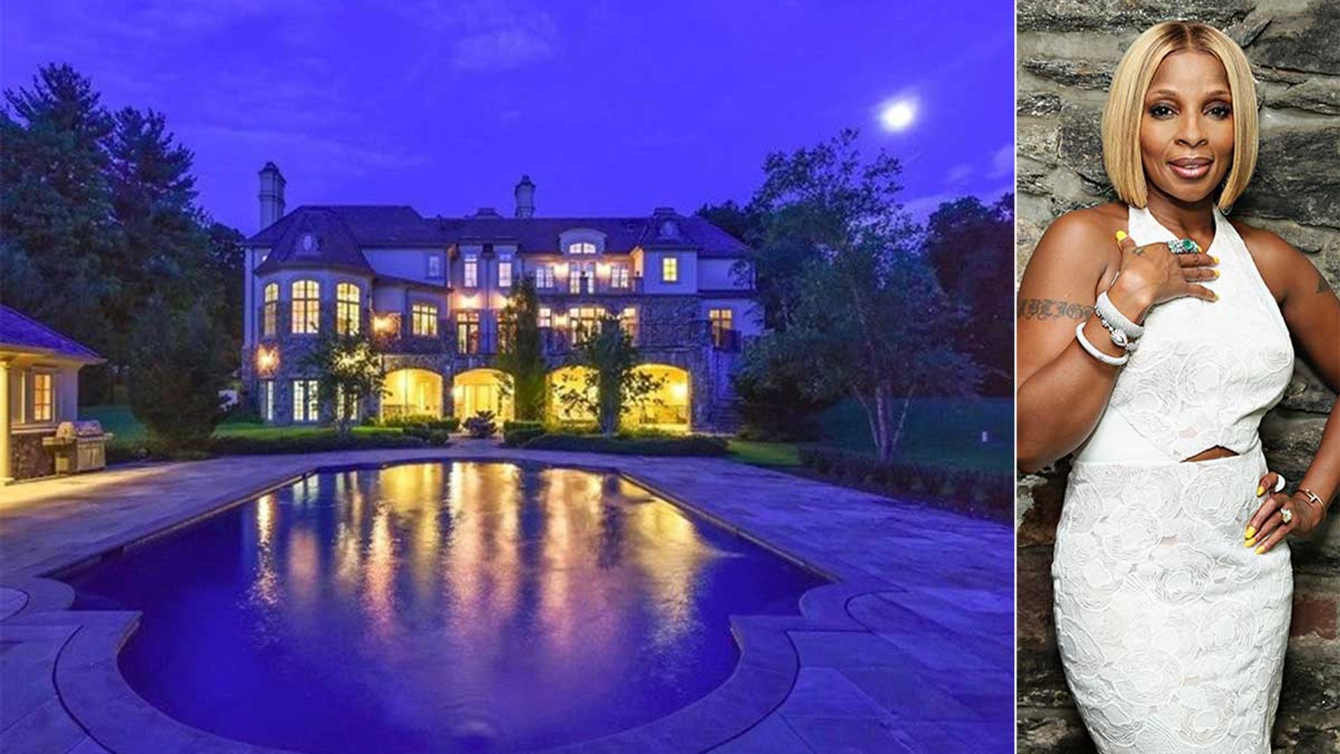 Inside Super Bowl performer Mary J. Blige's jaw-dropping $12.3m former New Jersey home