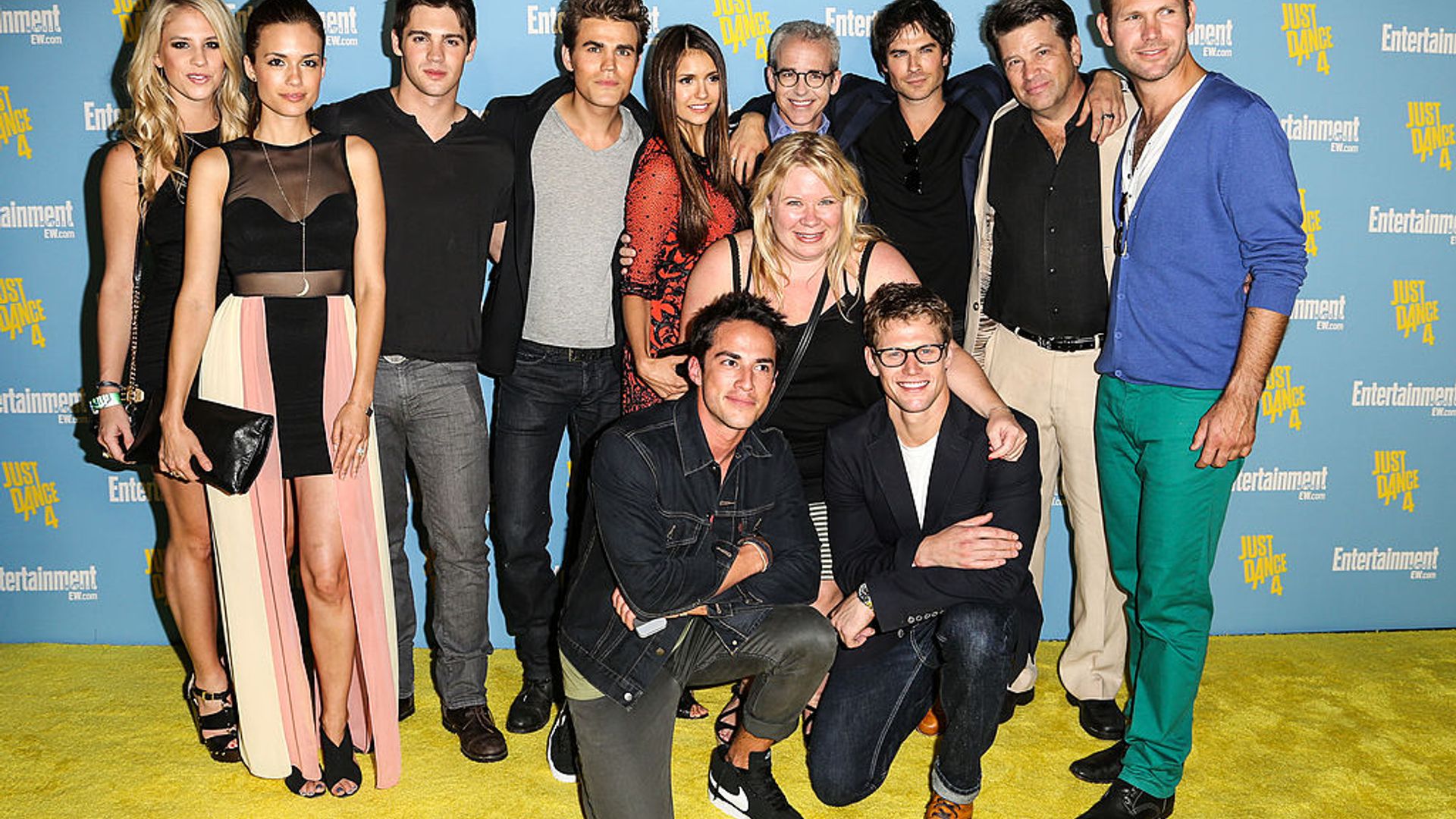 The Cast of the Vampire Diaries, including Torrey and Paul, arrives at Entertainment Weekly's Comic-Con celebration at Float at Hard Rock Hotel San Diego on July 14, 2012