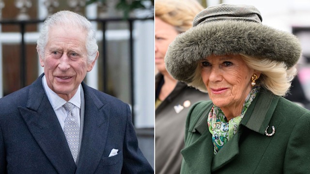 King Charles in London and Queen Camilla at Cheltenham Festival