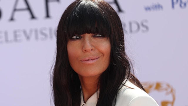 Claudia Winkleman white coat on The Piano Christmas day special