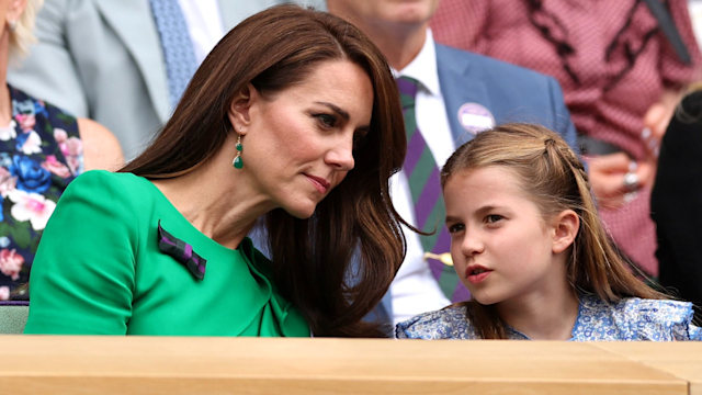Catherine, Princess of Wales and Princess Charlotte of Wales at Wimbledon 