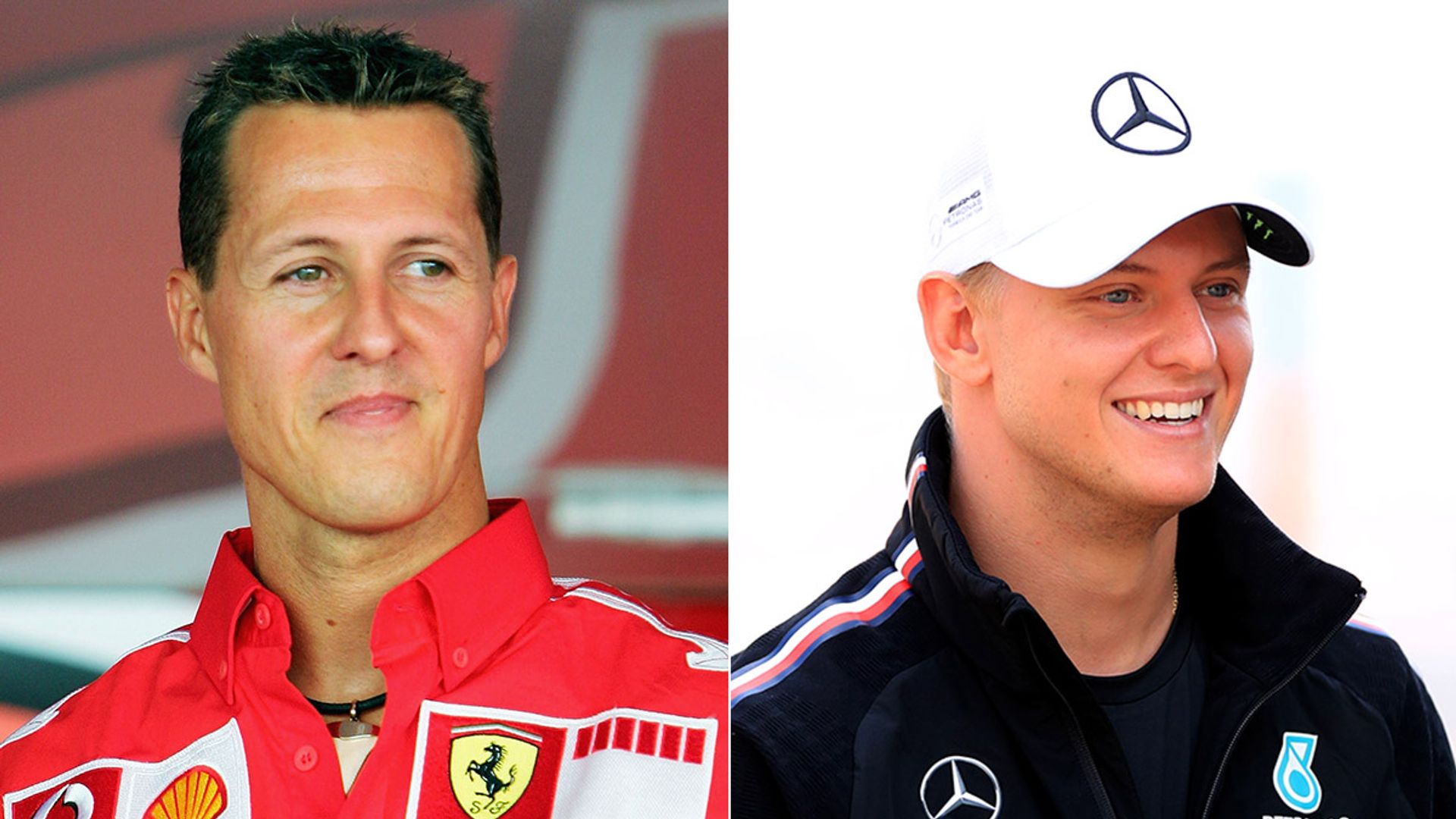 Michael Schumacher and son Mick