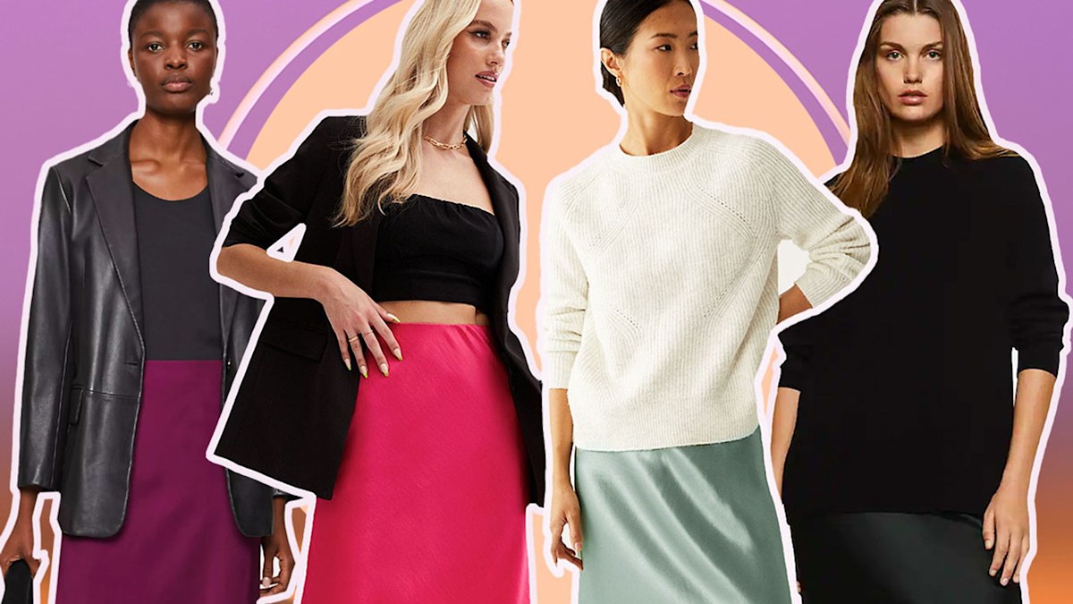 10 best satin skirts for your transitional wardrobe switch over | HELLO!
