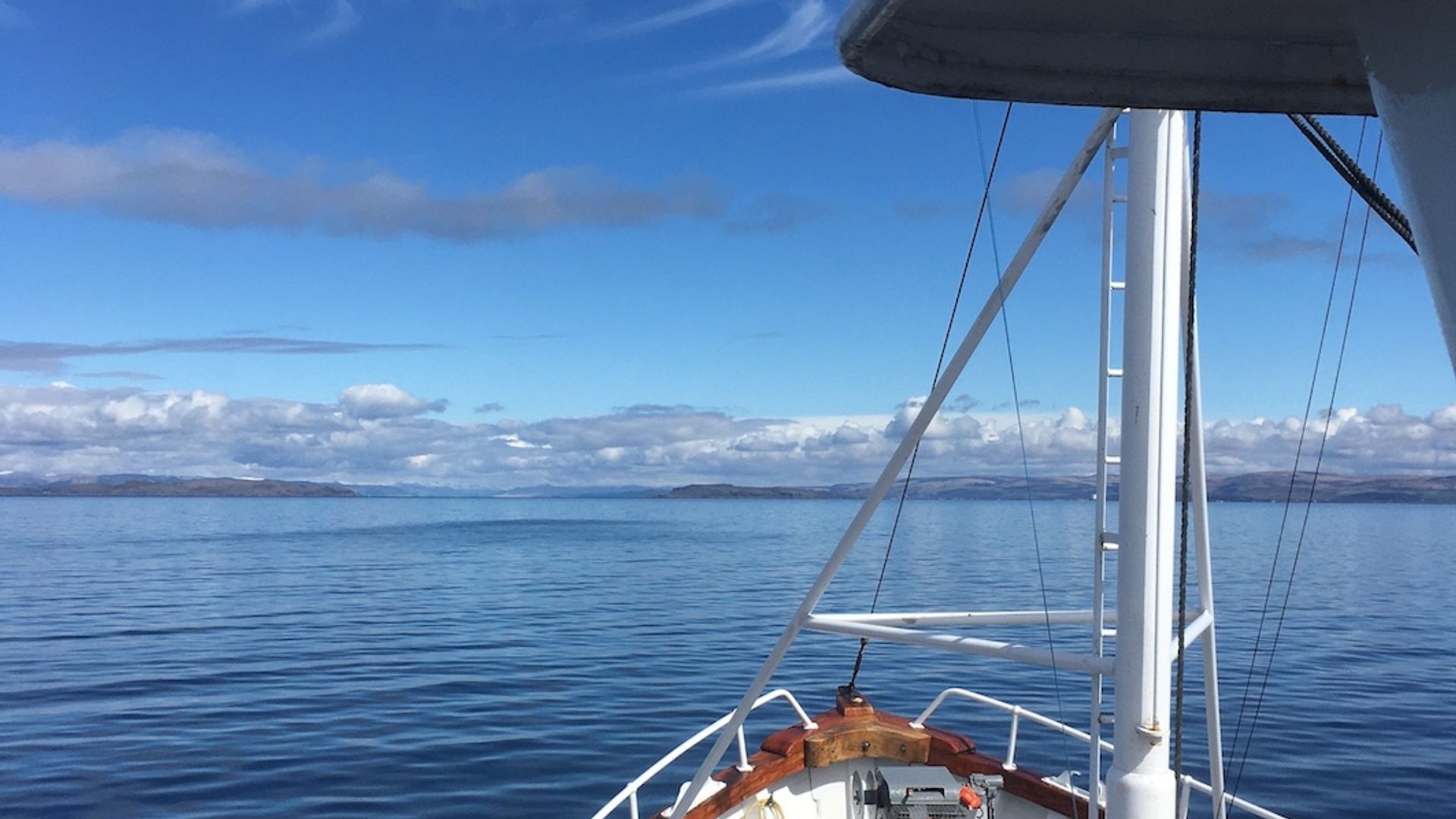 A cruise boat on the Scottish Highlands and Islands