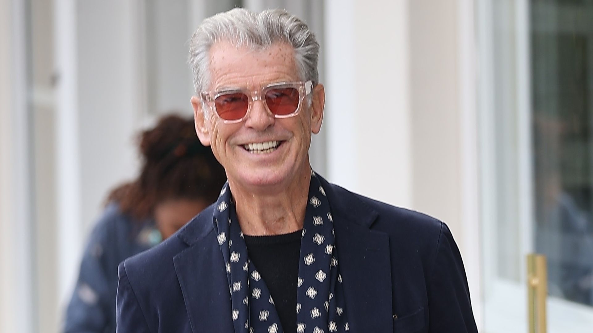 Pierce Brosnan stepped out in Malibu after pleading not guilty to trespassing charges