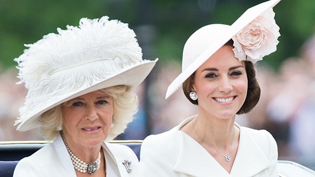 camilla and kate trooping
