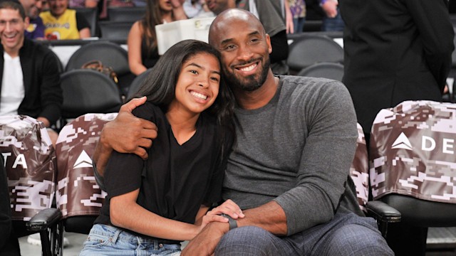 Kobe Bryant and his daughter Gianna Lakers