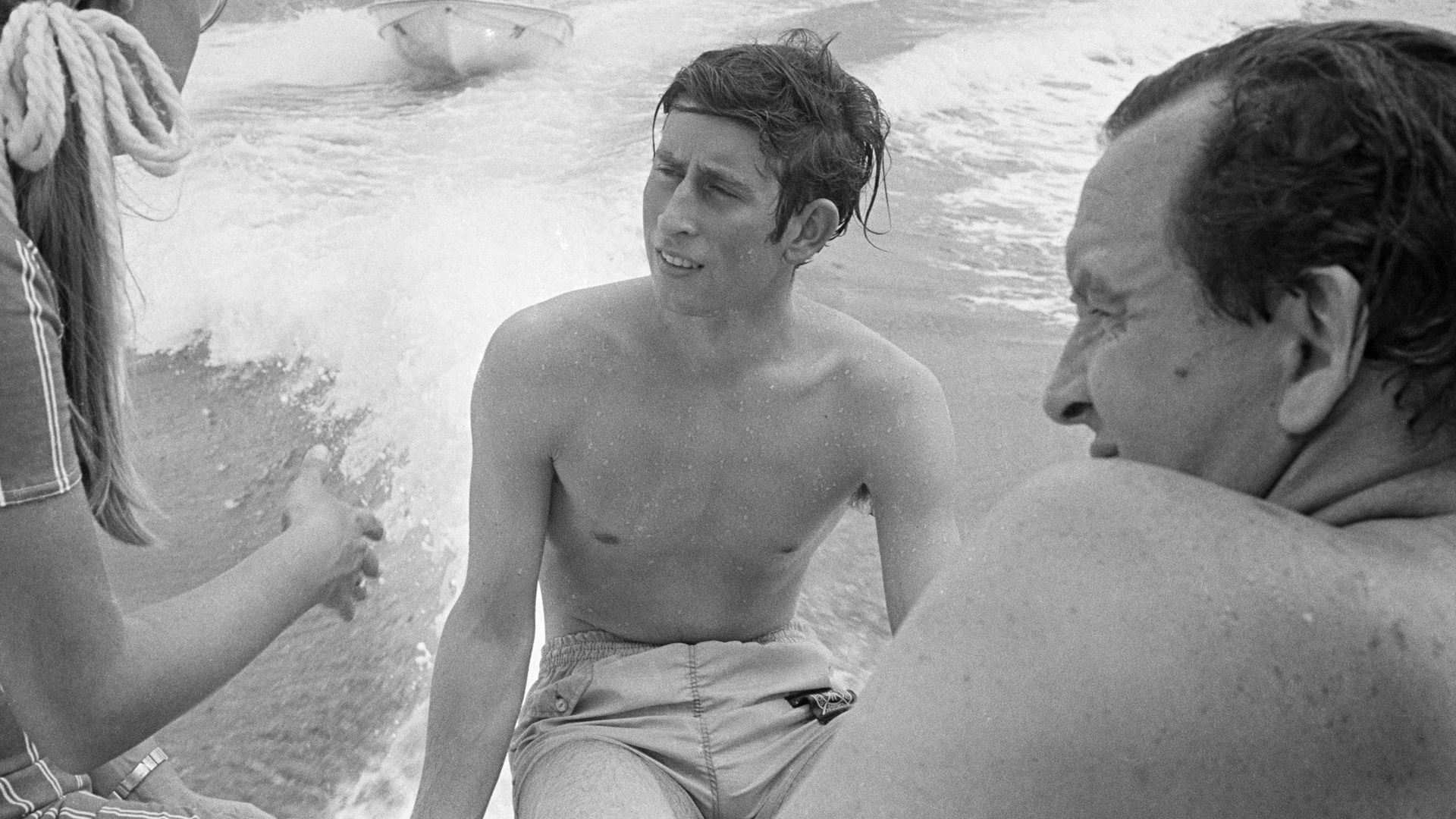 Prince Charles, Prince of Wales, on holiday in Barbados, October 1970