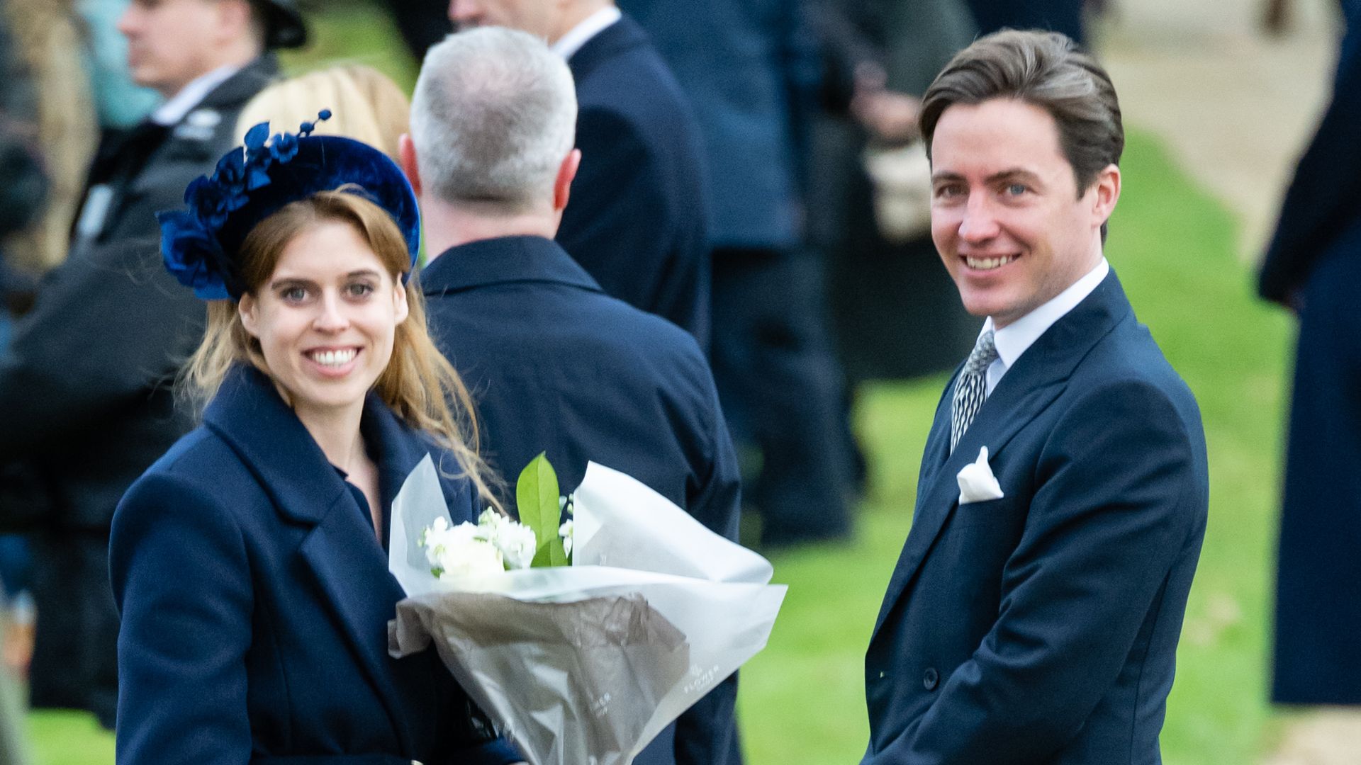 Princess Beatrice and Edoardo Mapelli Mozzi attended without their daughter Sienna