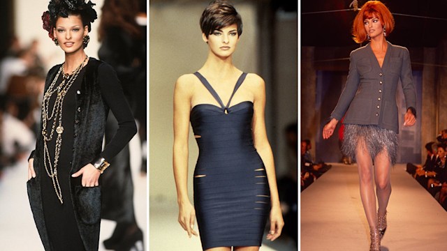 linda evangelista runway moments