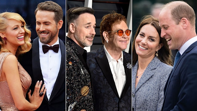 Iconic couples: Blake Lively and Ryan Reynolds, David Furnish and Elton John and Princess Kate and Prince William