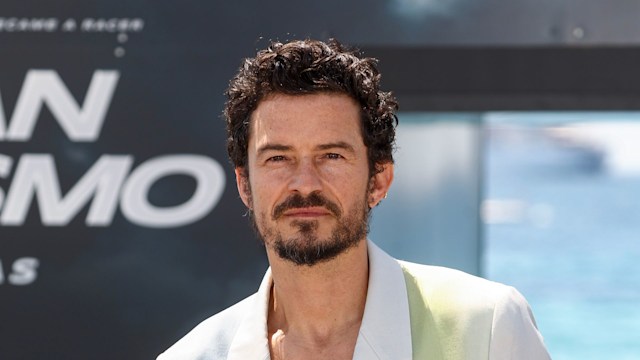 Orlando Bloom attends the "Gran Turismo" Photocall at the 76th annual Cannes film festival at Carlton Beach Club on May 26, 2023 in Cannes, France