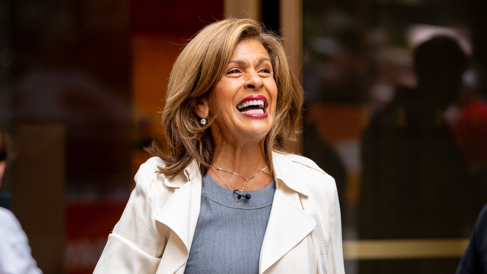 Hoda Kotb leaving the Today Show studios 
