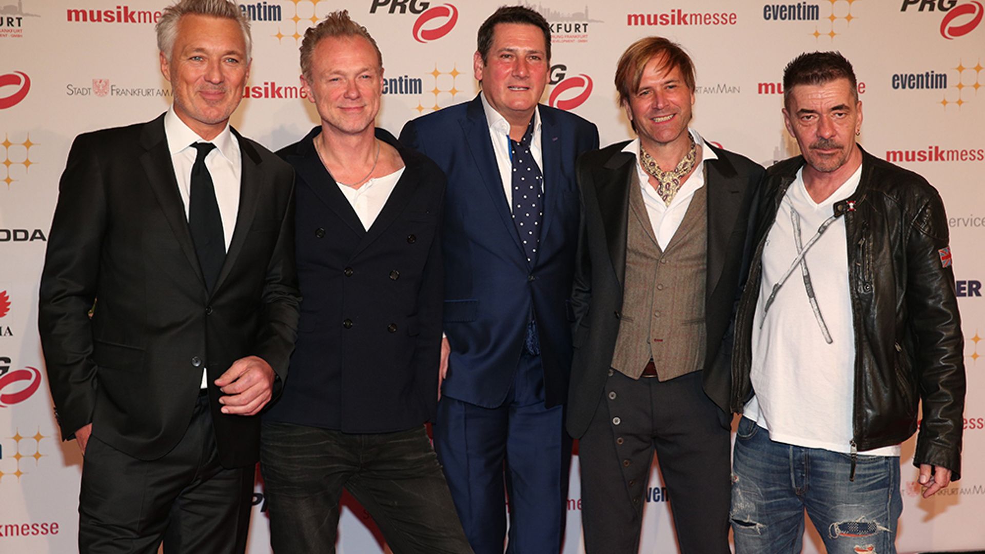 Spandau Ballet on the red carpet in 2015 