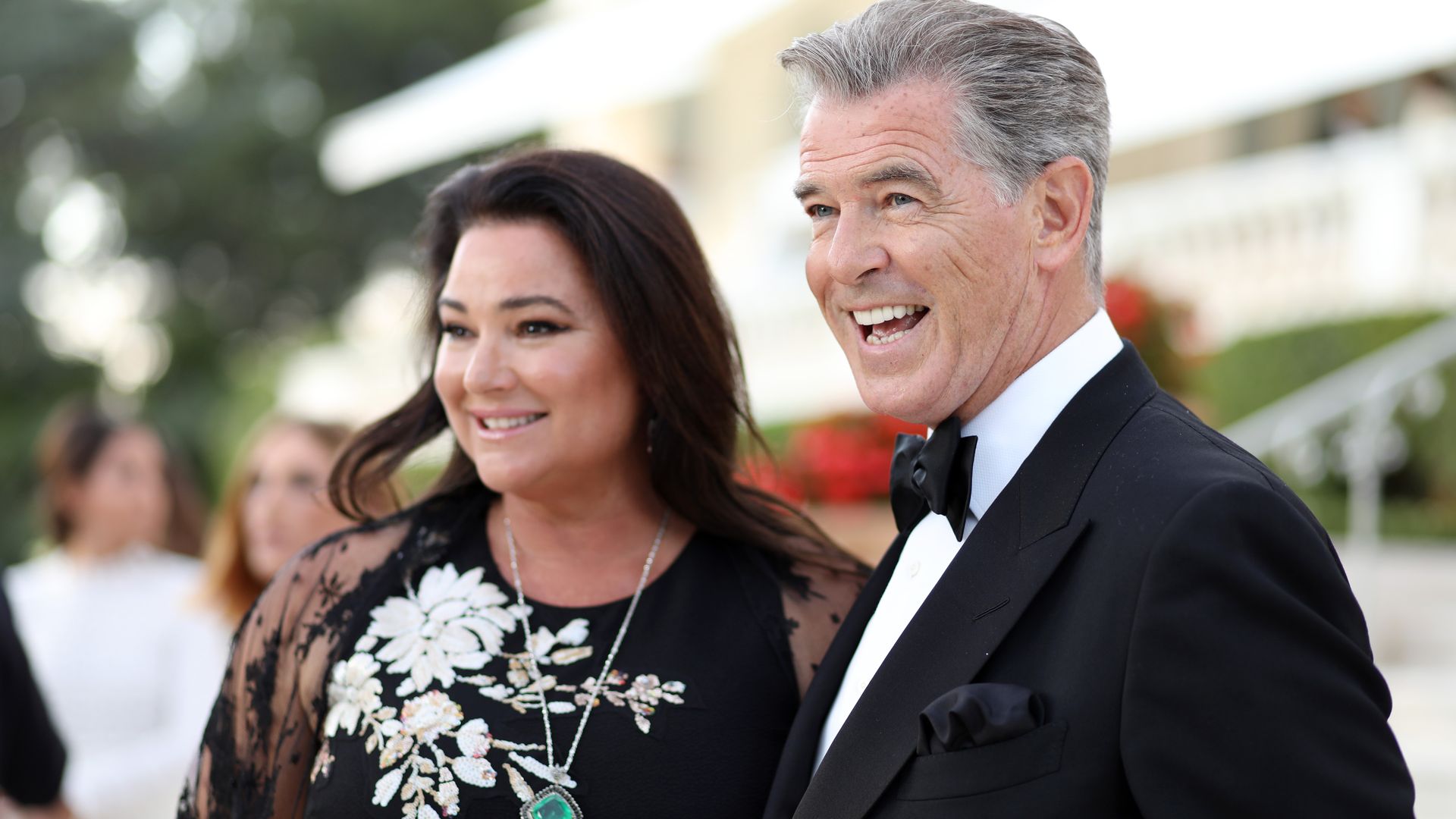 Pierce Brosnan and wife Keely 