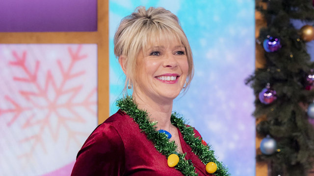 Ruth Langsford on a Christmas episode of Loose Women