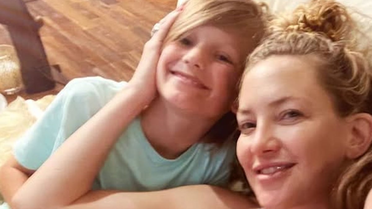 Kate Hudson's 'beautiful' son Bingham is a heartbreaker in video from inside family home