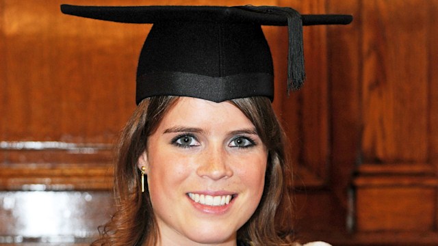 Princess Eugenie on the day of her graduation