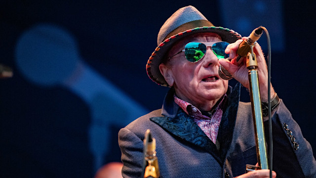 MARLOW, ENGLAND - MAY 16: Van Morrison performs at Pub In The Park 2024 at Higginson Park on May 16, 2024 in Marlow, England. (Photo by Ki Price/Getty Images)