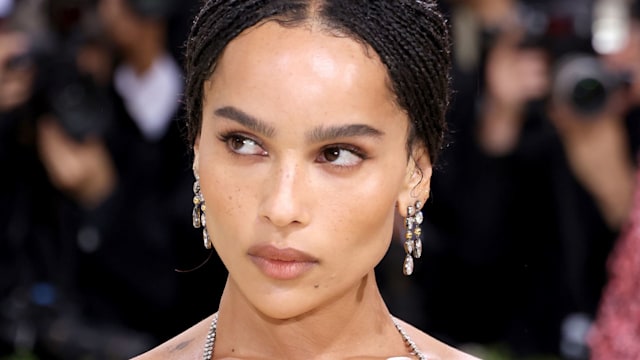 Zoe Kravitz makes earring stacking red-carpet appropriate