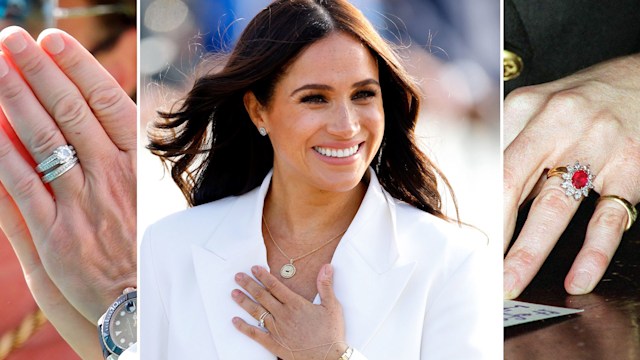 Royal engagement rings, including Zara Tindall, Meghan Markle and Princess Anne