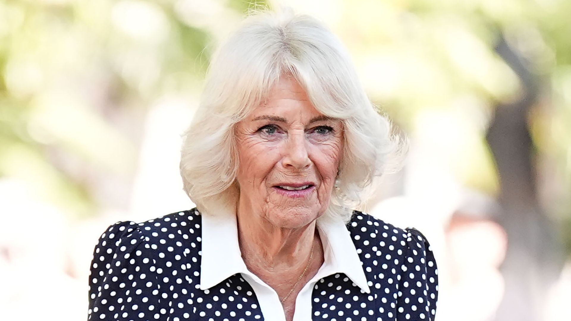 Queen Camilla arrives to unveil the foundation stone for the King Charles III Sacristy at Westminster Abbey 