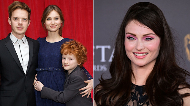 Richard Jones, Sophie Ellis-Bextor and Sonny
in 2013, split image with Sophie Ellis-Bextor