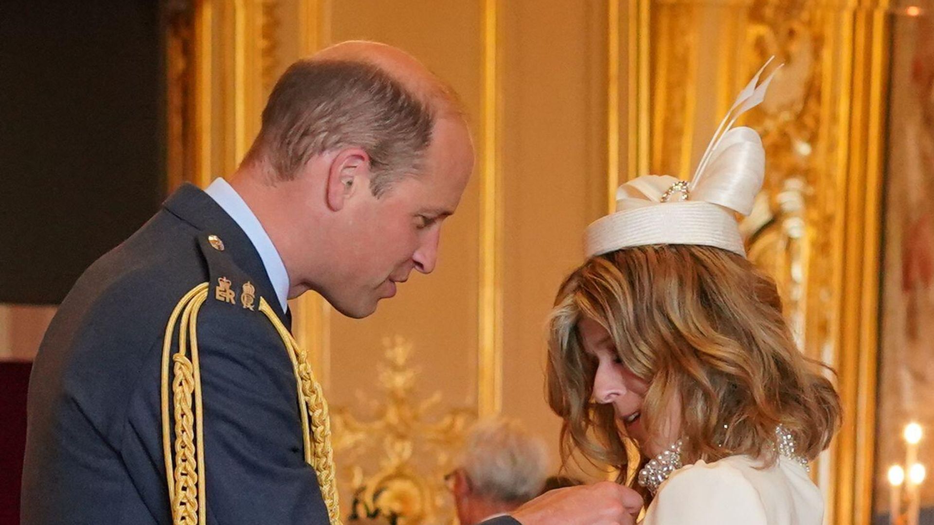 Prince William with Kate Garraway at Windsor