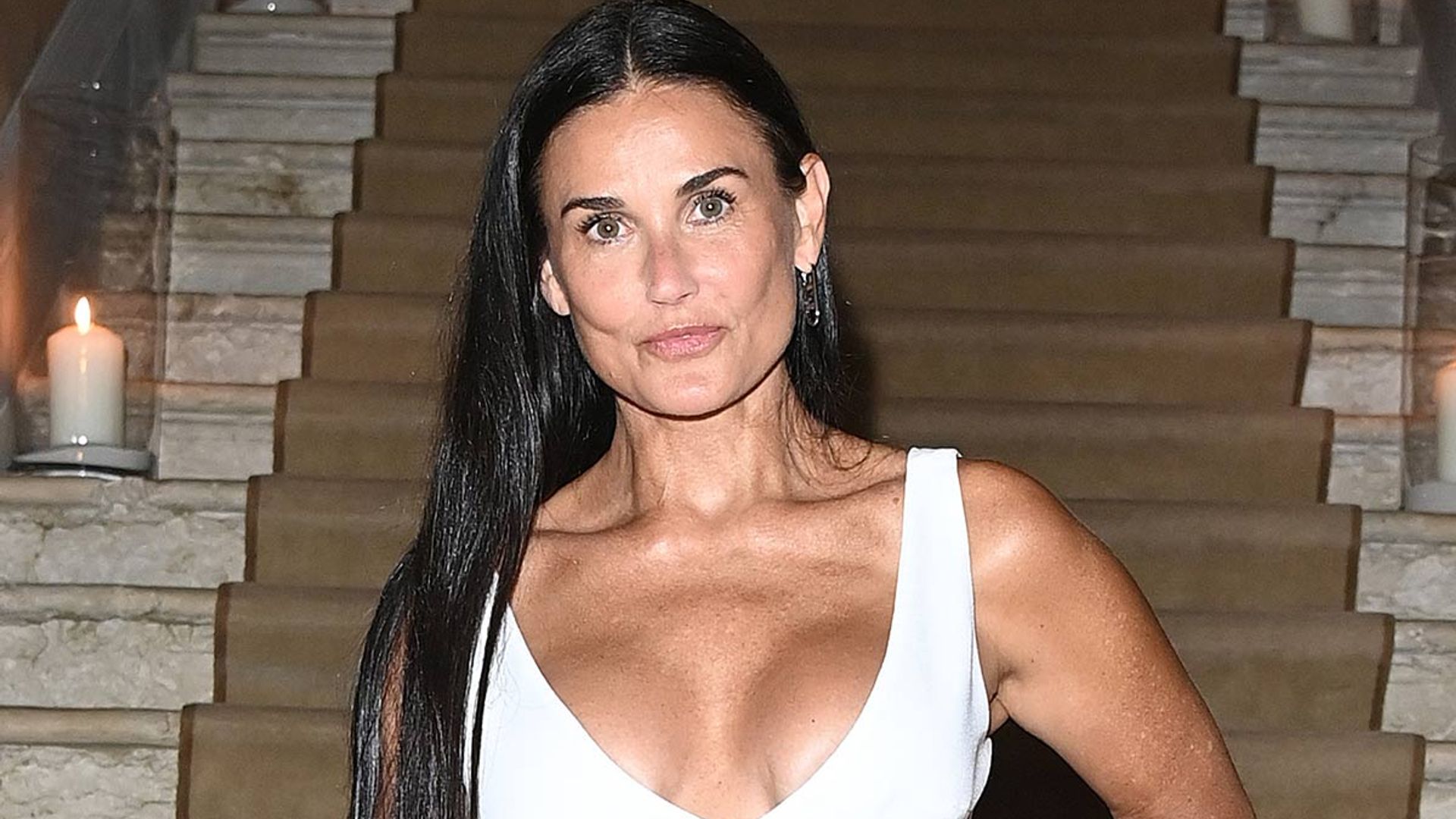 demi moore venice outing