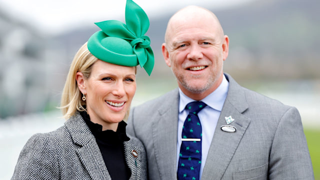 Zara Tindall and Mike Tindall attend the Cheltenham Festival 