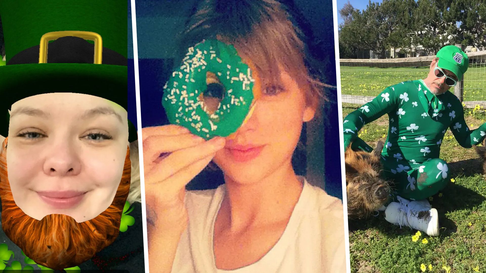 How celebrities celebrate St Patrick's Day, from Taylor Swift to NCIS ...