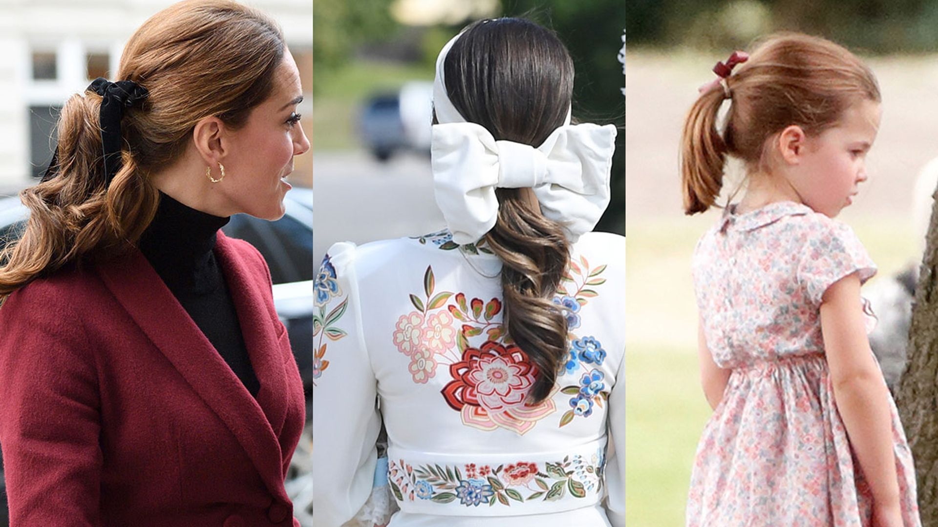 royals wearing hair bows kate middleton princess charlotte