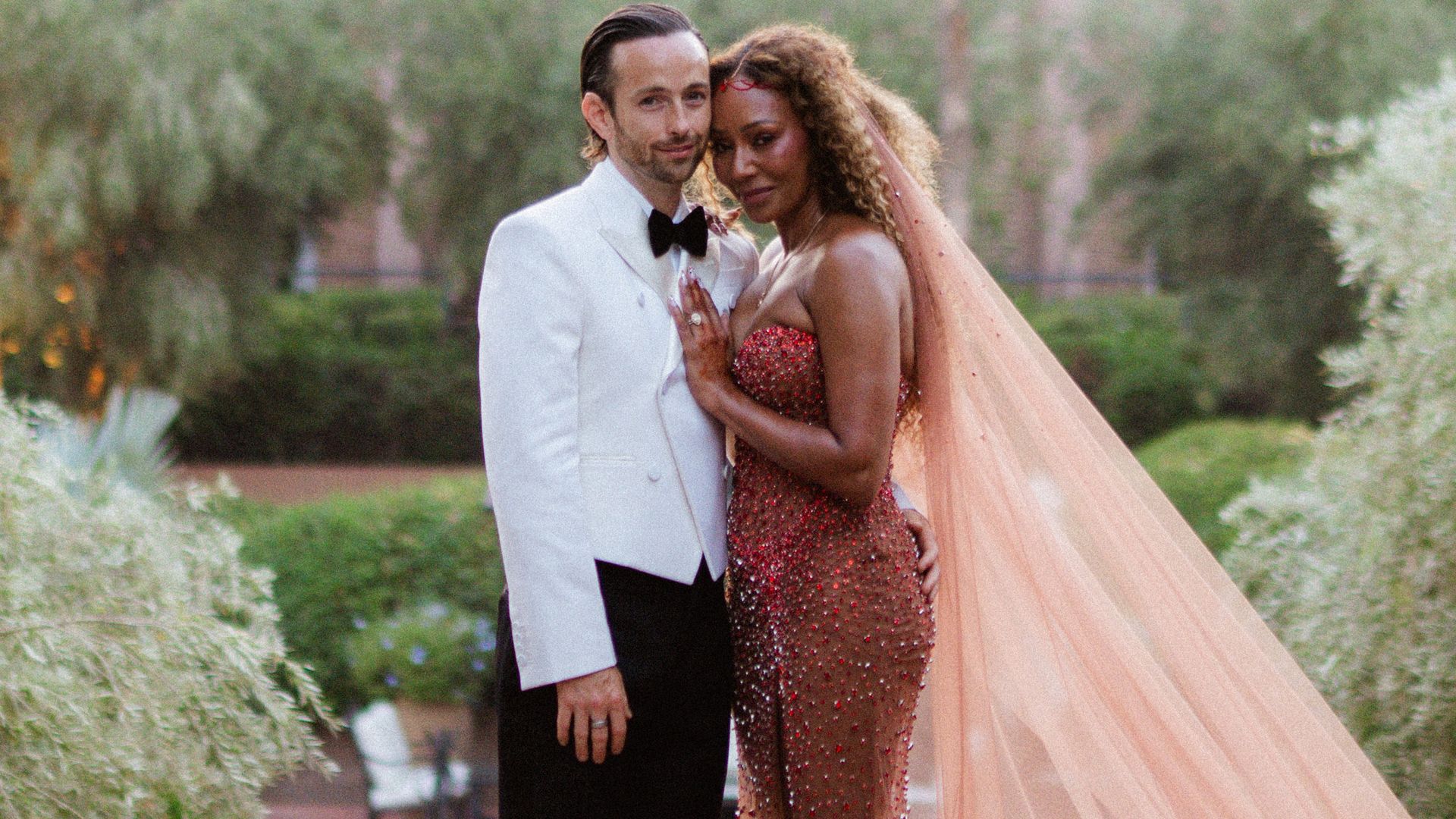 Mel B's daughter steals the show in £28 bridesmaid dress