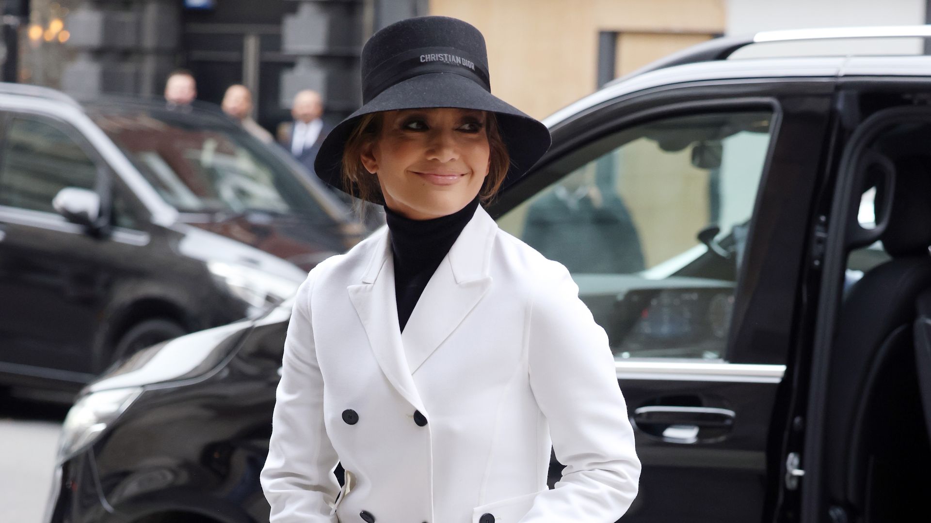 JLO in her go-to pair of cut-out boots