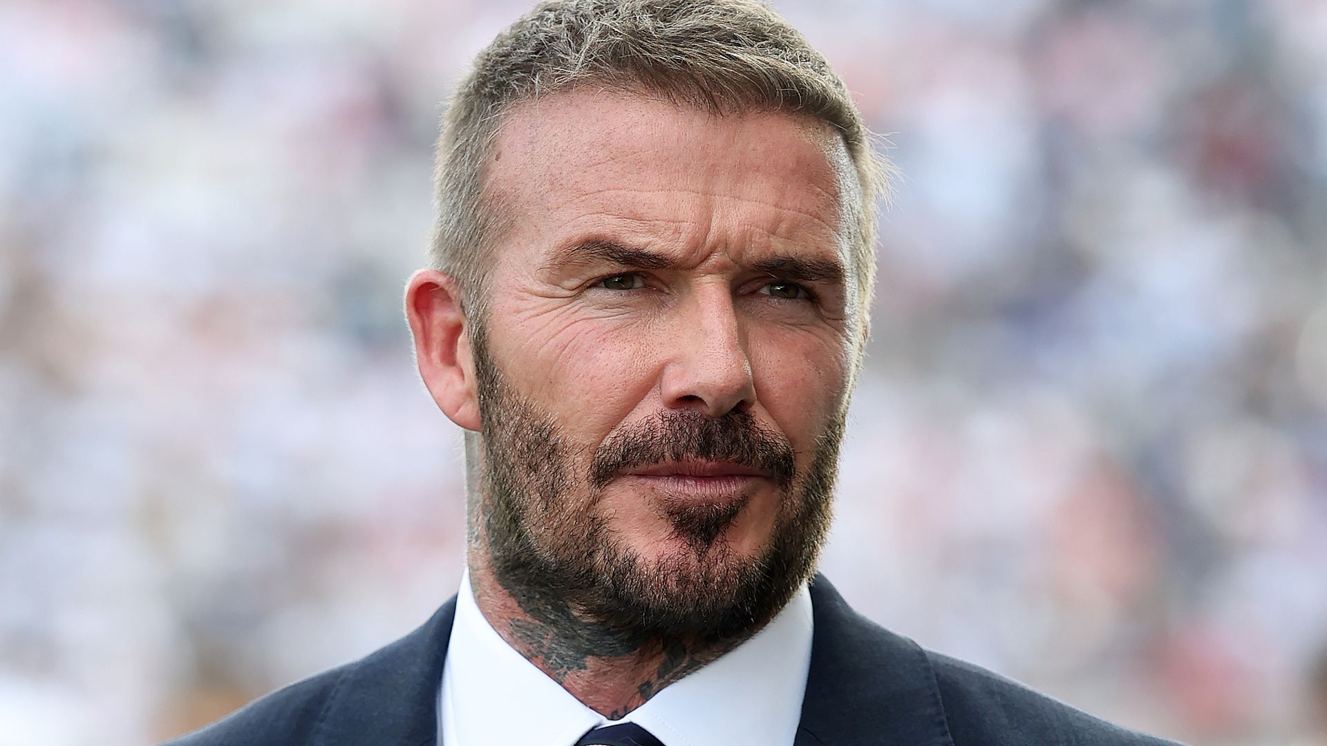 David Beckham pictured in Paris as he breaks cover following son Brooklyn's accusations