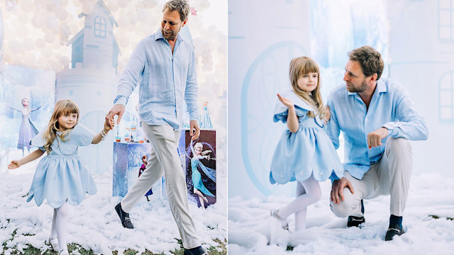 Prince Leka hosted a Frozen-themed party for daughter Princess Geraldine