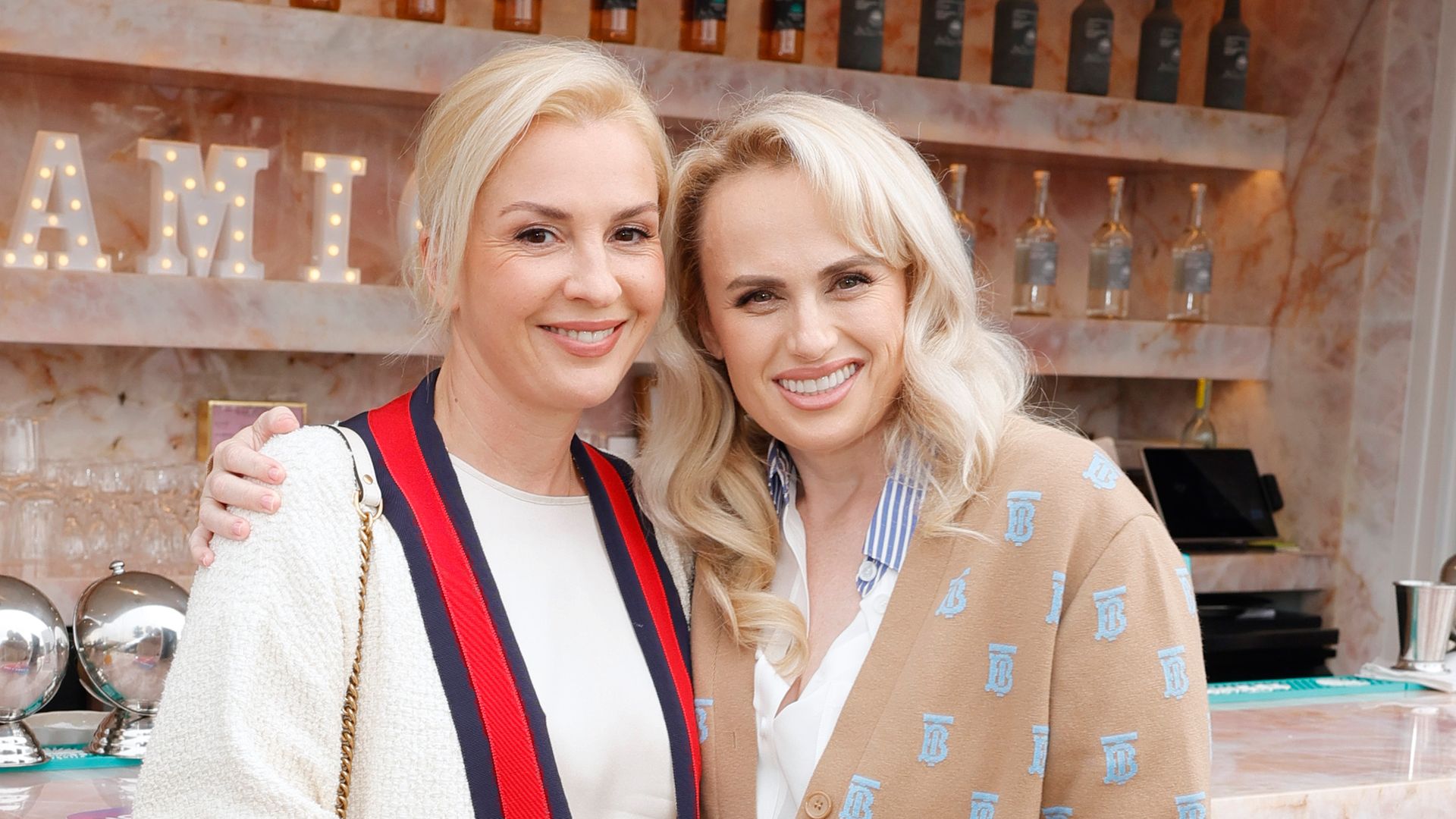Ramona Agruma and Rebel Wilson, Fluid Co-Founder, attend the Fluid Launch Party and Mixology Hosted by Casamigos at Funke on June 15, 2023 in Los Angeles, California. (Photo by Stefanie Keenan/Getty Images for Casamigos)