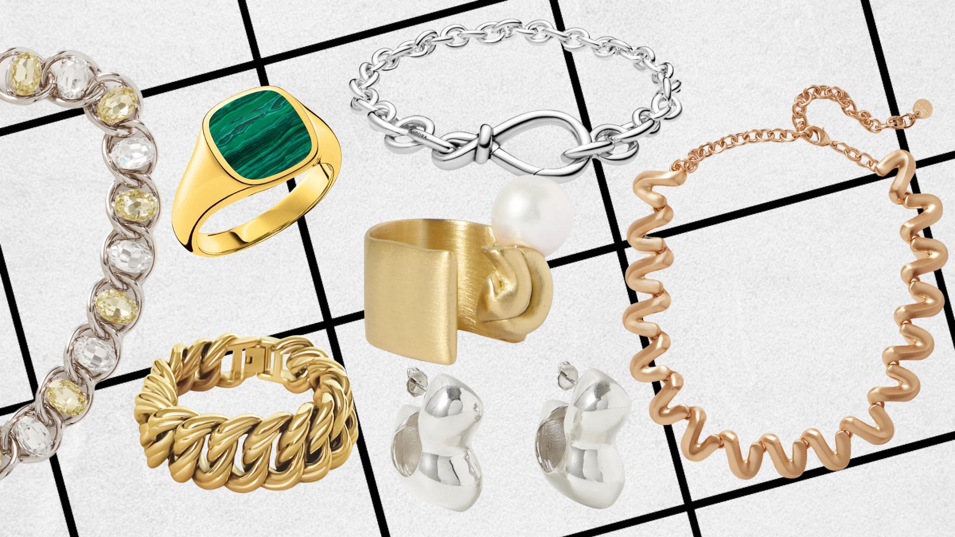 36 Chunky Gold Jewelry Pieces, From Curb Chains to Bead Bracelets – Ring  Concierge