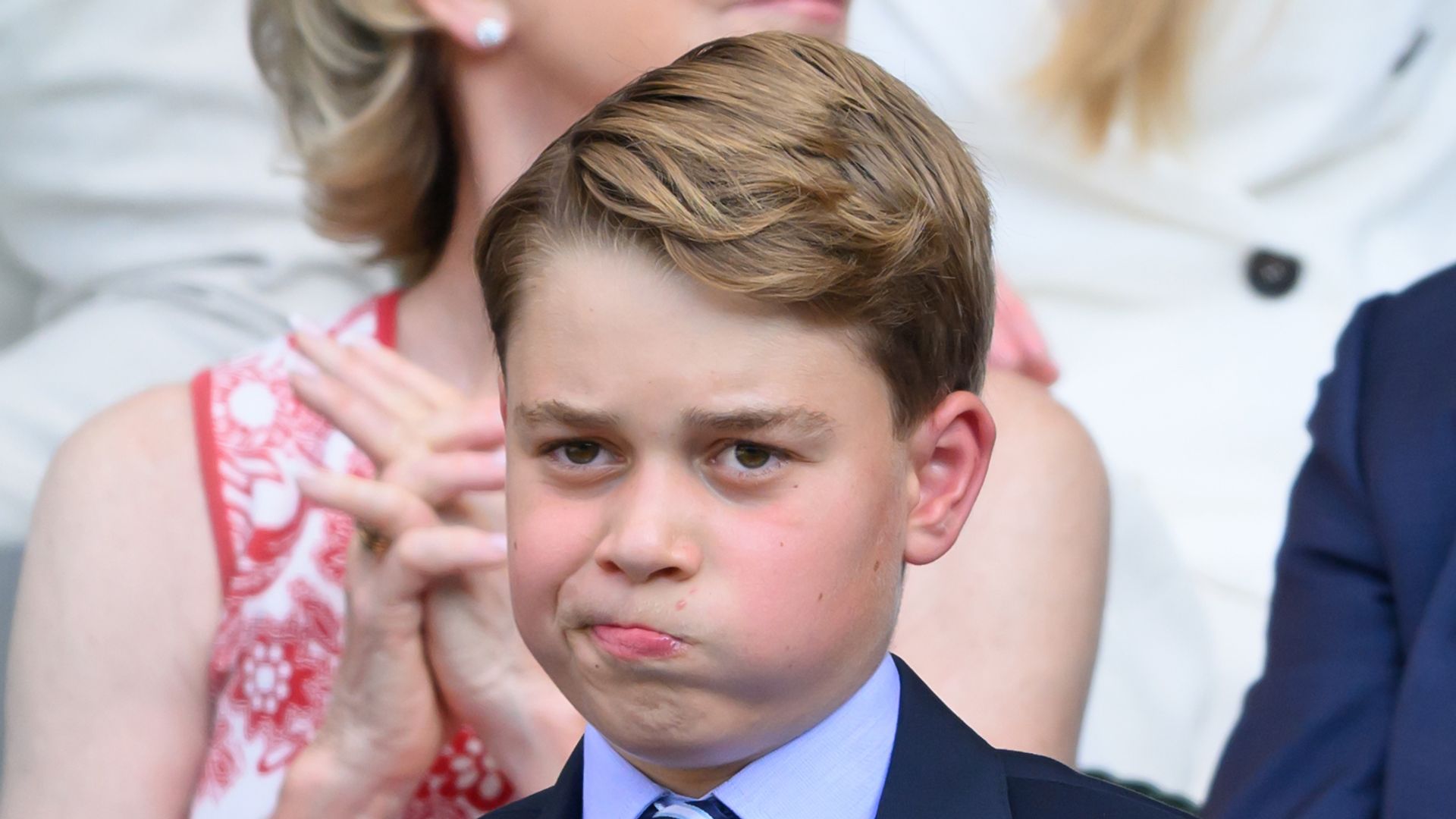 Prince George looking quizzical
