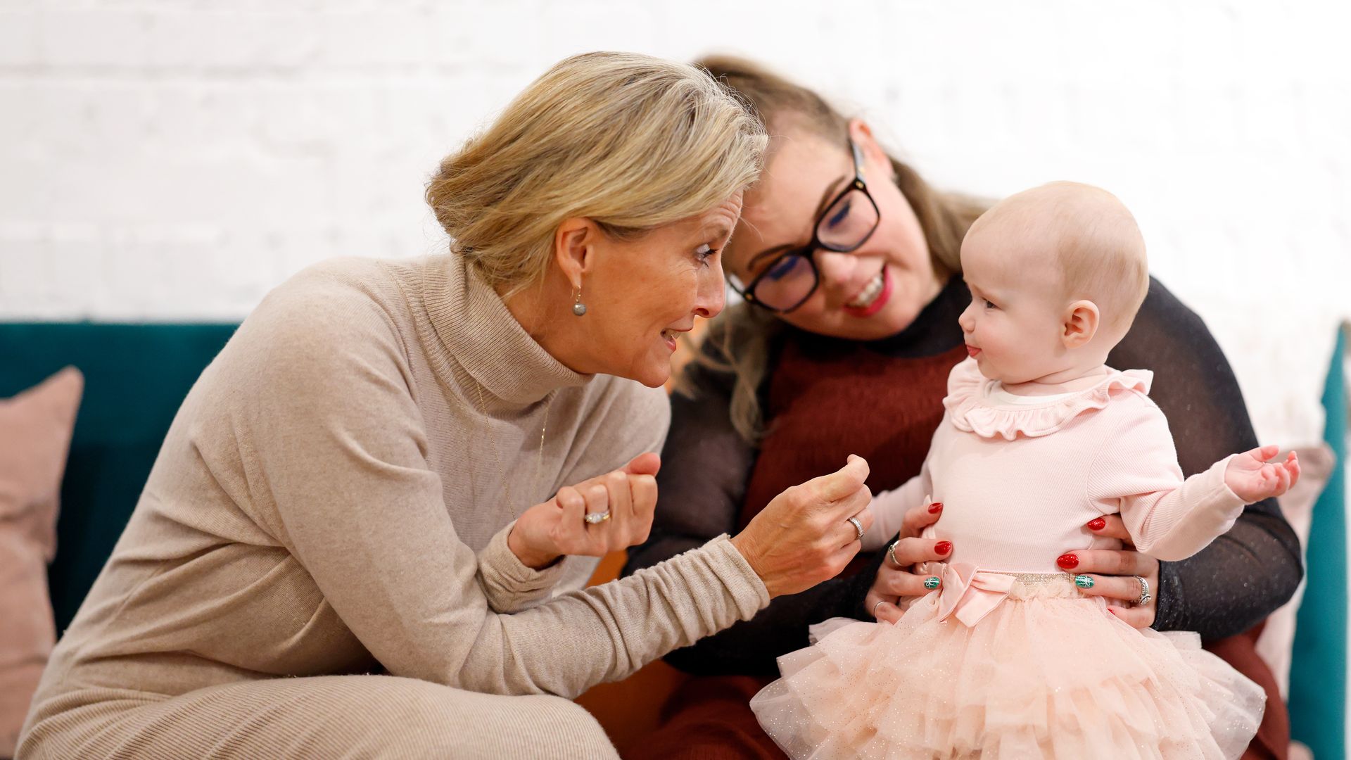 Sophie met mothers and babies from The Lighthouse playgroup