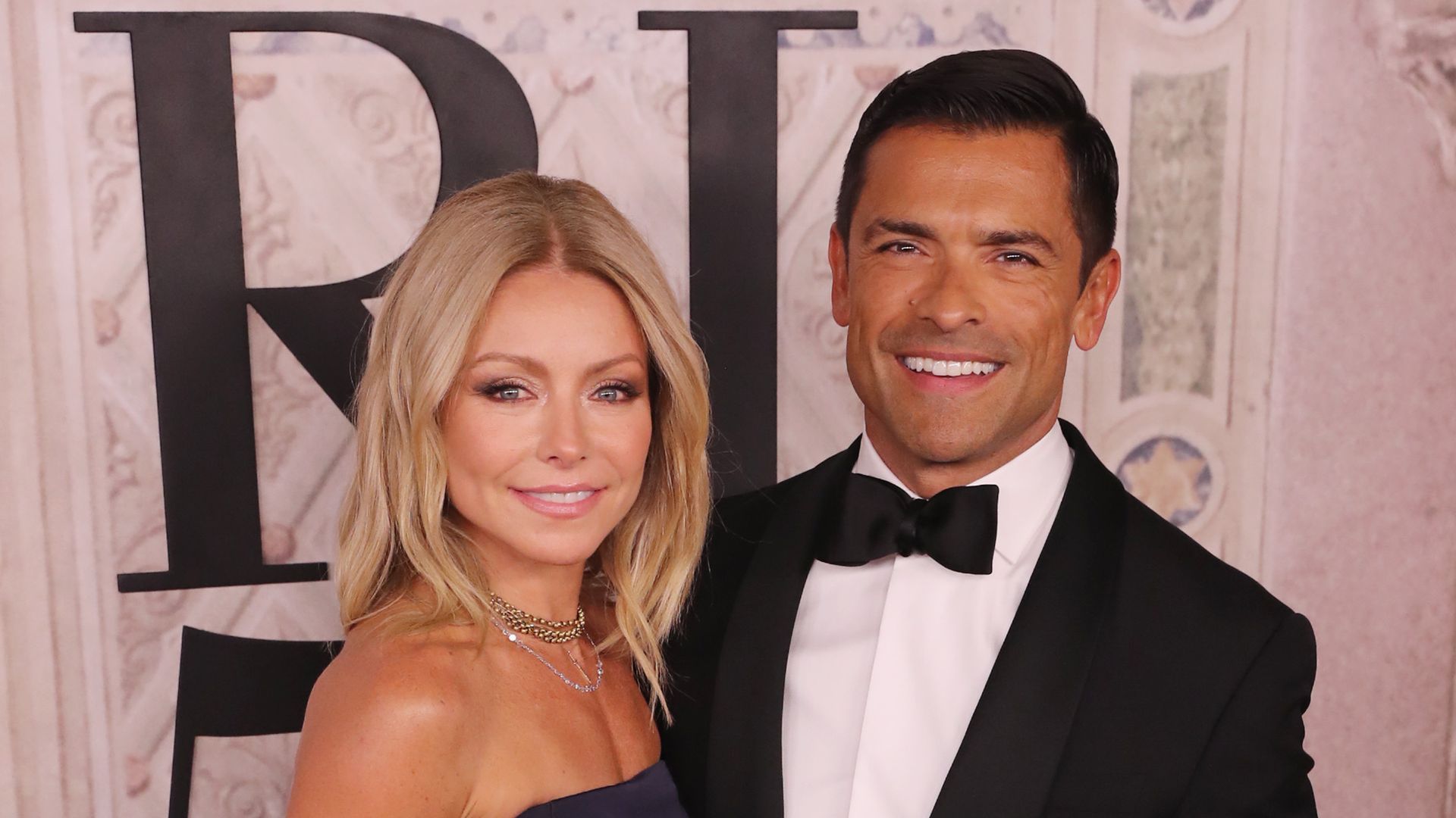 Kelly Ripa and Mark Consuelos attends the Ralph Lauren fashion show during New York Fashion Week at Bethesda Terrace on September 7, 2018 in New York City