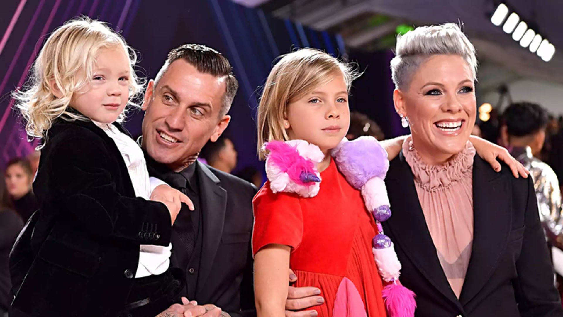 Pink and her family